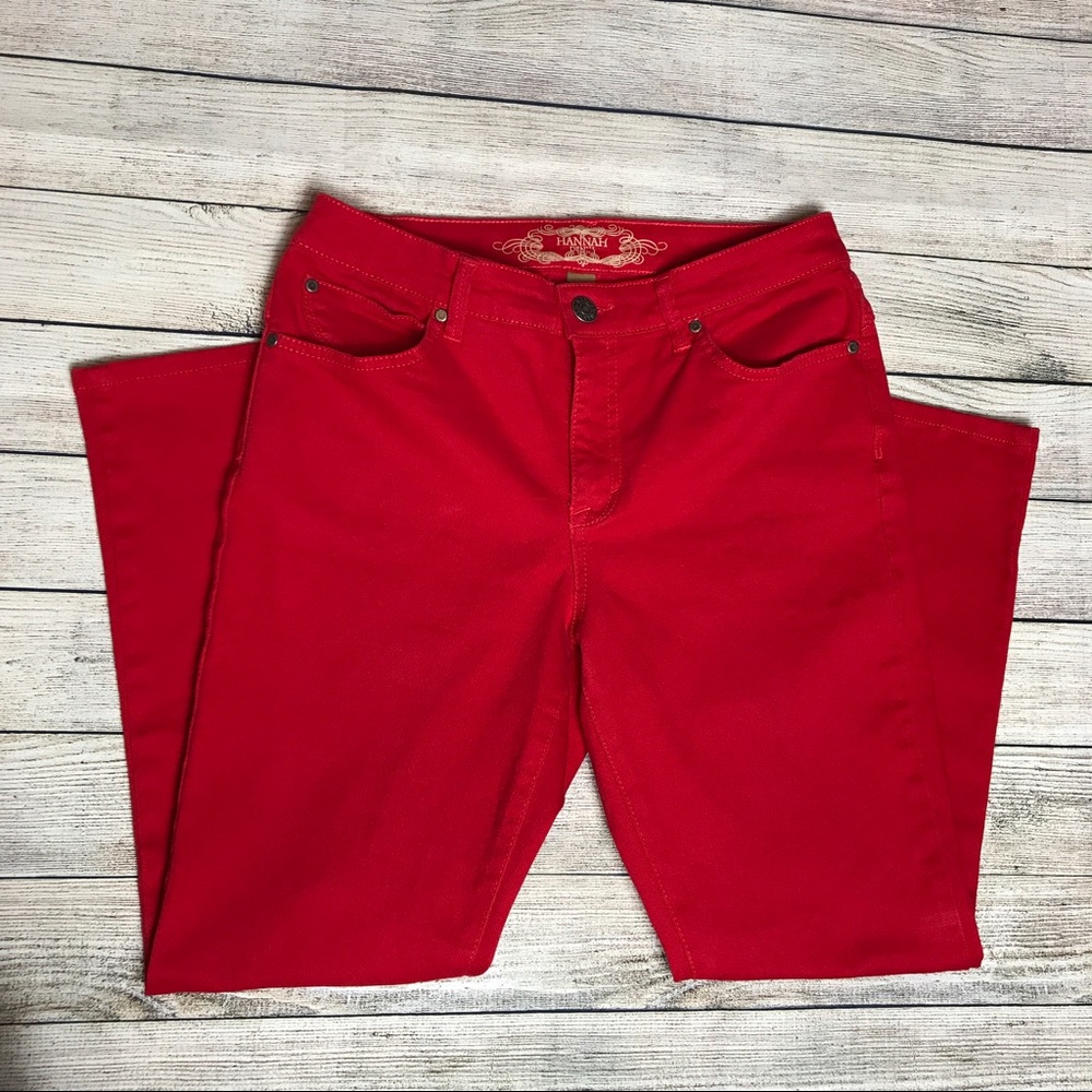 Red Denim Jeans